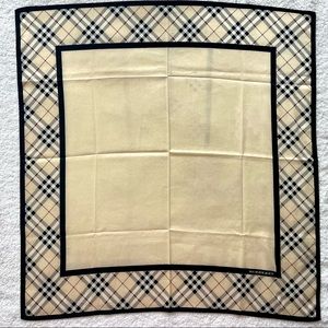 Burberry mini scarf handkerchief nova check unsiex women men cotton bag hair